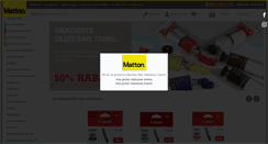 Desktop Screenshot of mattonbutiken.se